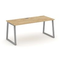 Style Project Direct Стол письменный SN-6T1.SR-014.M Тиквуд Светлый/Металл Серый/Заглушка Металл Сер