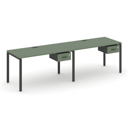 Бенч-система на 2 места с подвесными тумбами Concept CN.ORS-110 фото 2 Бенч-система на 2 места с подвесными тумбами Concept CN.ORS-110 фото 2