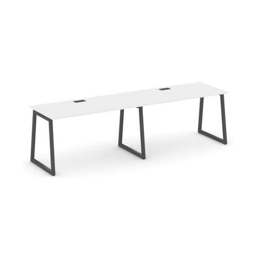 Style Project Рабочая станция 1 сторон. SN-4T1.ORS-002 Акация Лорка/Металл Антрацит/Заглушка Пластик фото 13