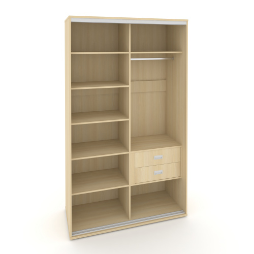 Корпус 2-х секционного шкафа высокого L=1500мм Maris SH.K2-5.1 K3