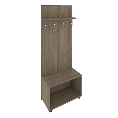 Light Вешалка с багажницей С-ВБ-80 Вяз Благородный 800*400*2050