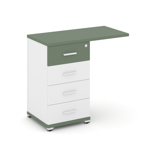 Тумба приставная с 4 ящикам Concept CN.TUS-001 W фото 5