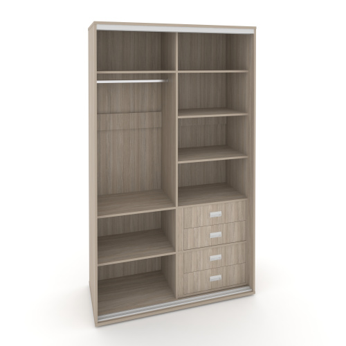 Корпус 2-х секционного шкафа высокого L=1500мм Maris SH.K2-5.1 K7 фото 6