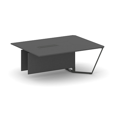 Steel Meet Завершающий модуль L=2000 KDK-PR.B.SPZW-20 Антрацит/Металл Антрацит 2000*1600*750