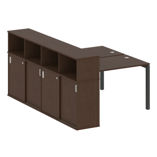 Бенч-система с шкафом-купе на П-обр. м/к Metal System Quattro 50БП.РС-СШК-4.2 фото 13 Бенч-система с шкафом-купе на П-обр. м/к Metal System Quattro 50БП.РС-СШК-4.2 фото 13