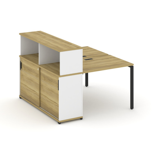 Бенч-система с опорным шкафом-купе с надставкой Concept CN.DRS-237 фото 6 Бенч-система с опорным шкафом-купе с надставкой Concept CN.DRS-237 фото 6