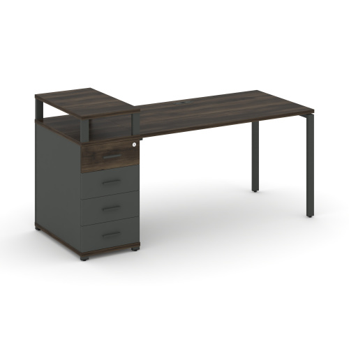 Стол офисный с опорной тумбой Concept CN.SP-410 фото 3 Стол офисный с опорной тумбой Concept CN.SP-410 фото 3