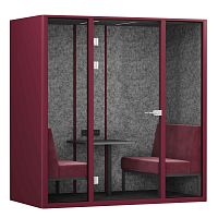 SoundCube RV QUATTRO з/с-глухая SDC-2.2-WA Бордовый/Морская галька/Бордовый/Антрацит/Прозрачный/Серый