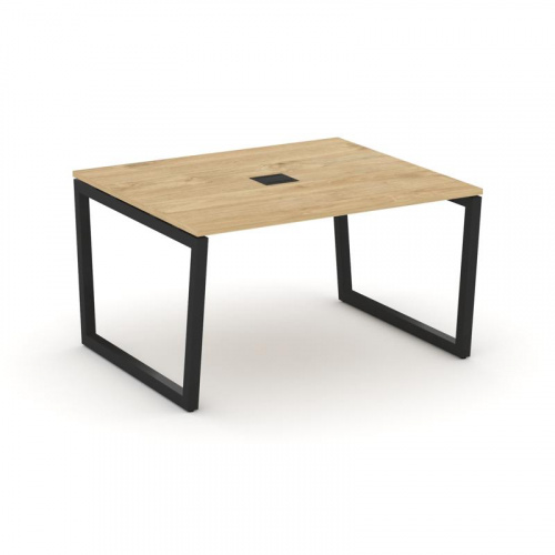 Style Project Стол переговорный SN-5T2.SPRG-034 Акация Лорка/Металл Антрацит/Заглушка Металл Антраци