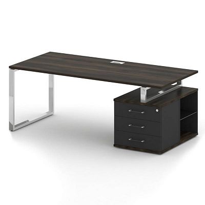 Стол руководителя с опорной тумбой Shift SK.SRT-200 (R)