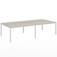 Бенч-система на 4 рабочих места, на металлокаркасе типа Lite VL-52