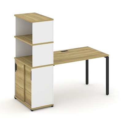 Стол офисный с опорным шкафом-купе Concept CN.SP-242