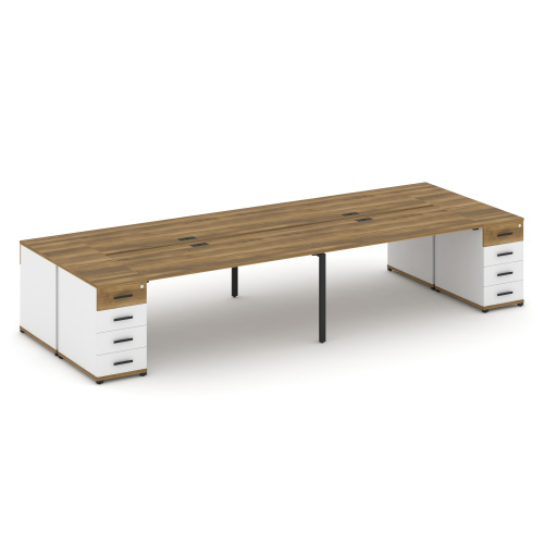 Бенч-система на 4 места с 2 опорными тумбами Concept CN.DRS-428 фото 7 Бенч-система на 4 места с 2 опорными тумбами Concept CN.DRS-428 фото 7