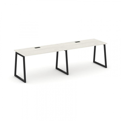 Style Project Рабочая станция 1 сторон. SN-4T1.ORS-002 Акация Лорка/Металл Антрацит/Заглушка Пластик фото 5