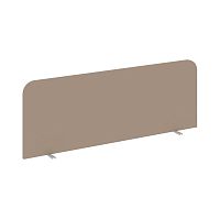 Настольный Экран фронтальный UNE.DEKRF-410 Латте/Металл Серый 1600*18*425