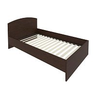 Light Кровать с ортопедическим основанием и изголовьем С-КИ-120 Венге Цаво 1250*2050*900