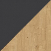 Черный Графит / Дуб Гамильтон