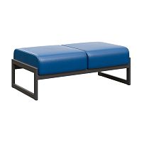 Module Банкетка двухместная MD.B2 Oregon 03/Металл Черный 1255*700*460