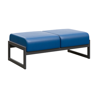 Module Банкетка двухместная MD.B2 Oregon 03/Металл Черный 1255*700*460