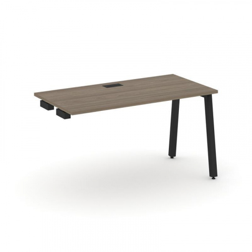 Style Project Стол-приставка к опор. элем. SN-5A.OPRS-014 Дуб Наварра/Металл Белый 1580*700*750 фото 11