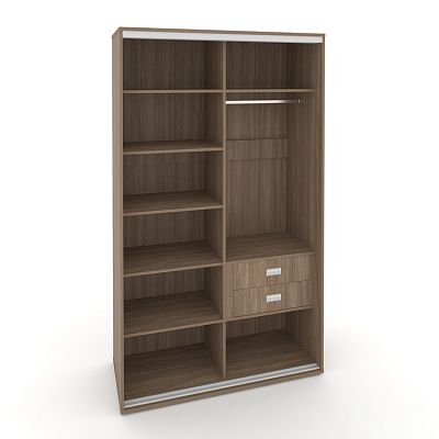 Корпус 2-х секционного шкафа высокого L=1300мм Maris SH.K2-3.1 K3