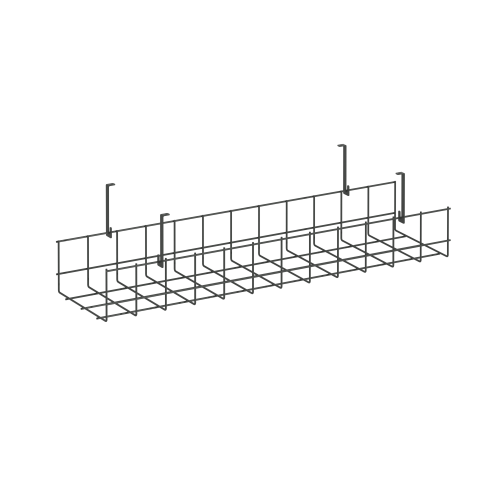 Кабель-канал сетчатый широкий KK-S-60 Металл Антрацит 605*181*154 фото 3 Кабель-канал сетчатый широкий KK-S-60 Металл Антрацит 605*181*154 фото 3