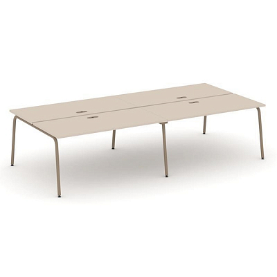 Бенч-система на 4 места Estetica ES.D.RS-4.4-LK