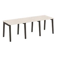 Onix Wood Рабочая станция OW.RS-3.0.8 Денвер Светлый/Дуб Темный/Металл Антрацит 2340*800*750