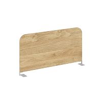 Настольный Экран боковой UNE.DEKRB-403.25 Тиквуд Светлый/Металл Серый 730*18*397