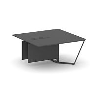 Steel Meet Завершающий модуль L=1600 KD-PR.B.SPZW-16 Антрацит/Металл Антрацит 1600*1600*750