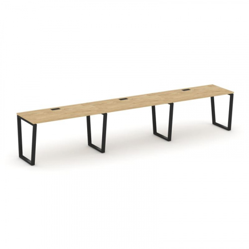 Style Project Рабочая станция 1 сторон. SN-6T2.ORS-044 Акация Лорка/Металл Антрацит/Заглушка Пластик