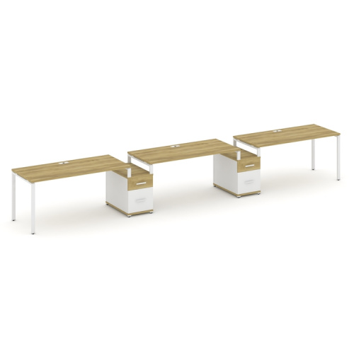 Бенч-система на 3 места с 2 опорными тумбами Concept CN.ORS-332 фото 11 Бенч-система на 3 места с 2 опорными тумбами Concept CN.ORS-332 фото 11