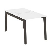 Onix Wood Рабочая станция OW.D.RS-2.0.7 Белый Бриллиант/Дуб Темный/Металл Антрацит 780*1475*750