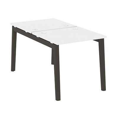 Onix Wood Рабочая станция OW.D.RS-2.0.7 Белый Бриллиант/Дуб Темный/Металл Антрацит 780*1475*750