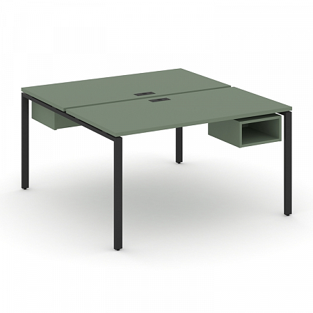 Бенч-система на 2 места с подвесными тумбами Concept CN.DRS-102