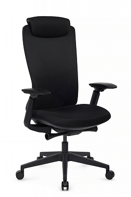 Кресло Gemini EGE-002A Черный пластик/Черный