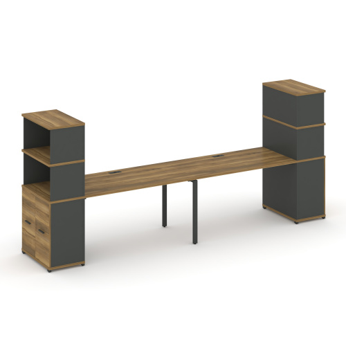 Бенч-система с опорными распашными шкафами Concept CN.ORS-231 Бенч-система с опорными распашными шкафами Concept CN.ORS-231