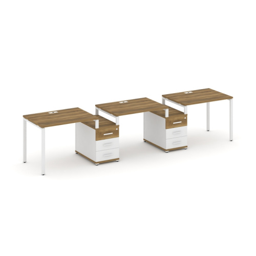 Бенч-система на 3 места с 2 опорными тумбами Concept CN.ORS-325 фото 8 Бенч-система на 3 места с 2 опорными тумбами Concept CN.ORS-325 фото 8