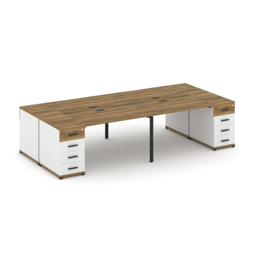 Бенч-система на 4 места с 2 опорными тумбами Concept CN.DRS-426 фото 7