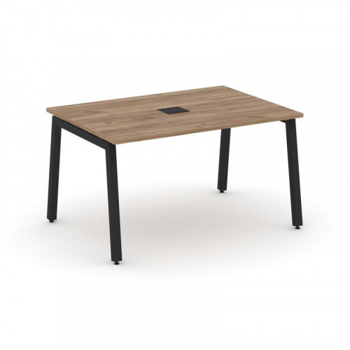 Style Project Стол переговорный SN-5A.SPRG-001 Акация Лорка/Металл Белый 980*980*750 фото 6