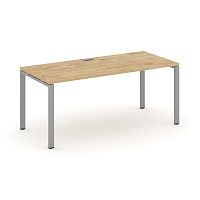 Style Project Direct Стол письменный SN-6P.SR-015.M Тиквуд Светлый/Металл Серый/Заглушка Металл Серы