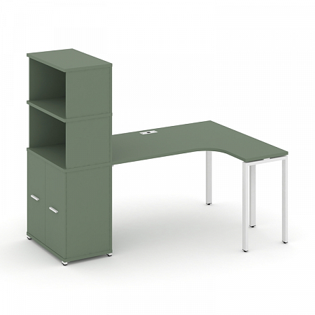 Стол эргономичный с опорным распашным шкафом Concept CN.SA-215(R)