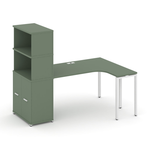 Стол эргономичный с опорным распашным шкафом Concept CN.SA-216(R) Стол эргономичный с опорным распашным шкафом Concept CN.SA-216(R)