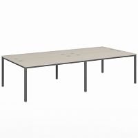 Бенч-система на 4 рабочих места, на металлокаркасе типа Lite VL-52