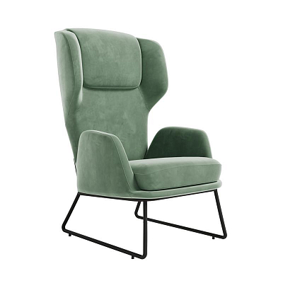 Кресло Pronto PRNT-01 Velutto 70/Металл Черный 680*760*1090