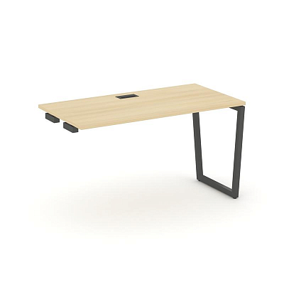 Style Project Стол-приставка к опор. элем. SN-4T2.OPRS-024 Акация Лорка/Металл Антрацит/Заглушка Пла