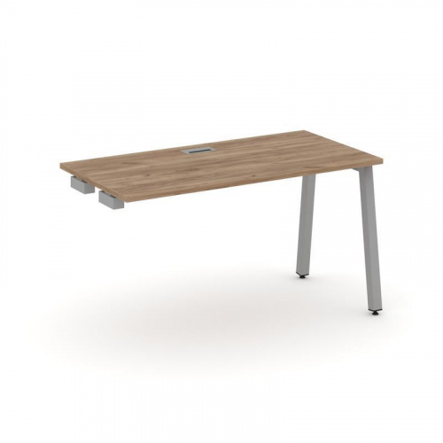 Style Project Стол-приставка к опор. элем. SN-5A.OPRS-014 Дуб Наварра/Металл Белый 1580*700*750 фото 5