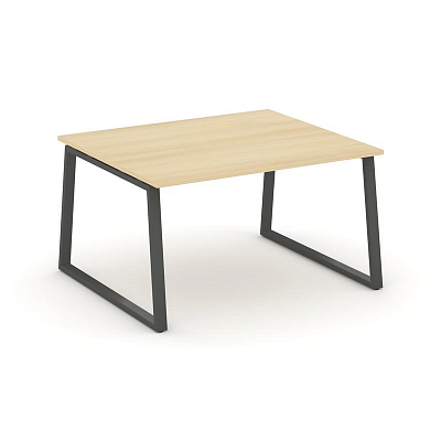 Style Project Стол переговорный SN-6T1.SPRG-032.3 Акация Лорка/Металл Антрацит 1180*1180*750