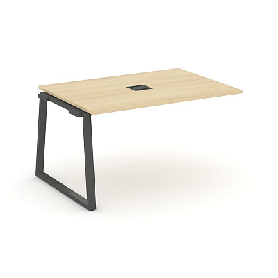 Style Project Проходной наб. элем. перег. стола SN-6T1.NSPRG-004 Акация Лорка/Металл Антрацит/Заглуш