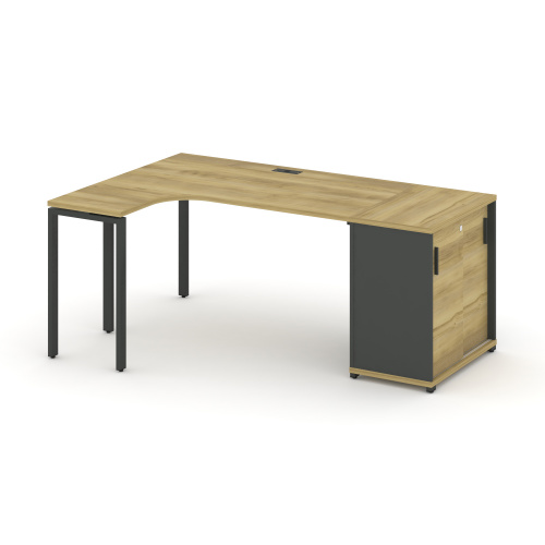 Стол эргономичный с опорным шкафом-купе Concept CN.SA-217(L) Стол эргономичный с опорным шкафом-купе Concept CN.SA-217(L)